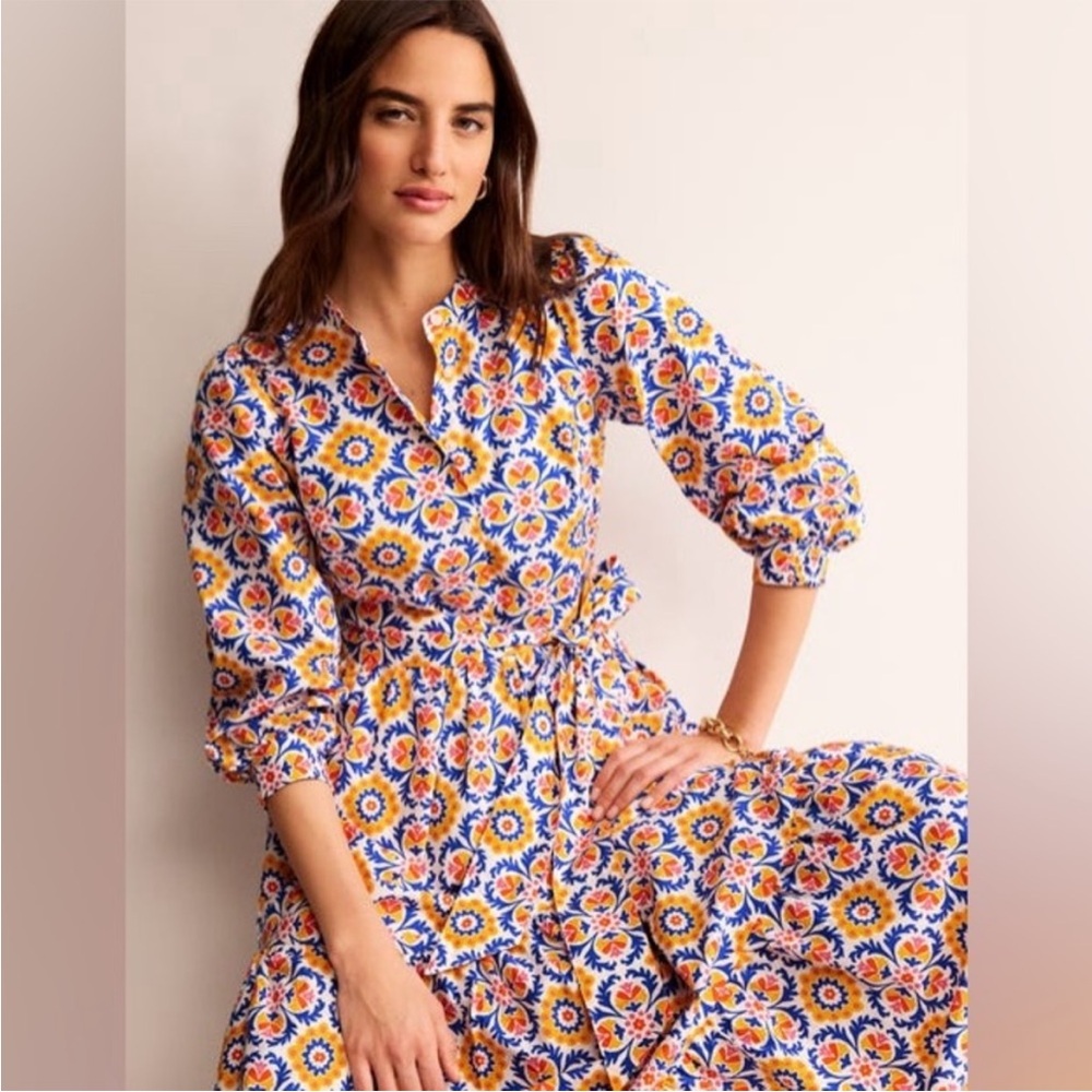 Boden Tiered Maxi Dress